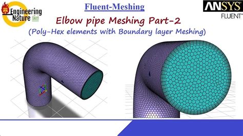 Fluent Meshing Structral Hexahedral Polyhedral Mesh Boundary Layer Meshing Elbow Pipe 2