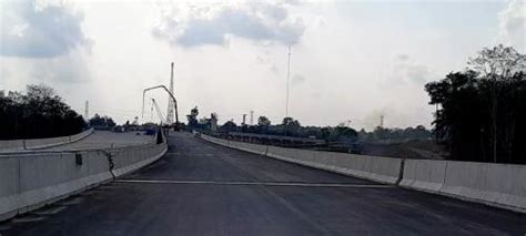 Proyek Jalan Tol Baleno Seksi 3 Jambi Palembang Capai 85 Persen