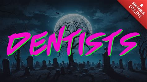 Dentists Font Zombie Generatore Di Effetti Di Testo