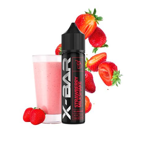 X Bar Strawberry Milkshake Ml Jwell Les Sables