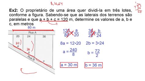 Aula Matemática - Teorema de Tales e Semelhança de triângulos - YouTube