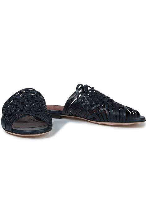 Loro Piana Braided Leather Slides The Outnet