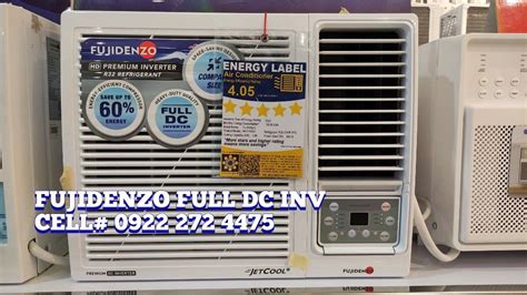 Brand New Fujidenzo Full DC Inverter Window Type Aircon IWAR 100GC 1hp