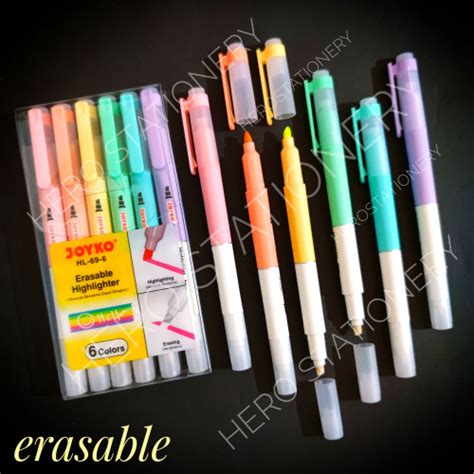 Jual Erasable Highlighter Penanda Bisa Dihapus Joyko Warna Hl