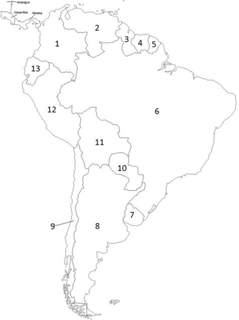 Spanish Grammar South America Countries Review Diagram Quizlet