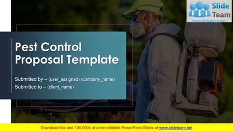 Pest Control Proposal Template Powerpoint Presentation Slides Ppt