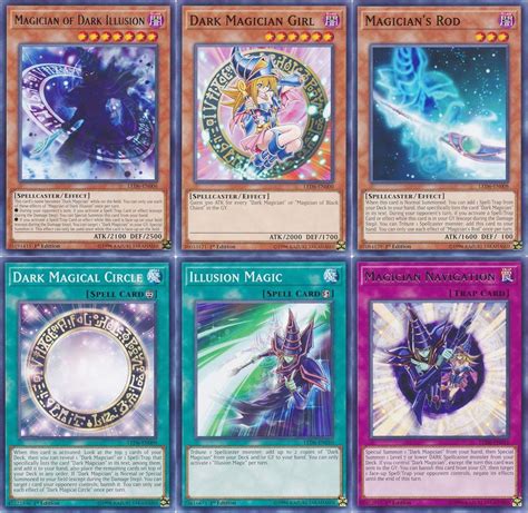 Buy Yugi’s Legendary 6 Dark Magician Deck Building Cards Magician Of Dark Illusion Dark