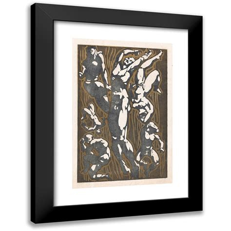 Reijer Stolk 11x14 Black Modern Framed Museum Art Print Titled Naked