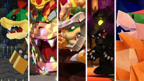 Evolution Of Bowser Boss Battles In Paper Mario Youtube