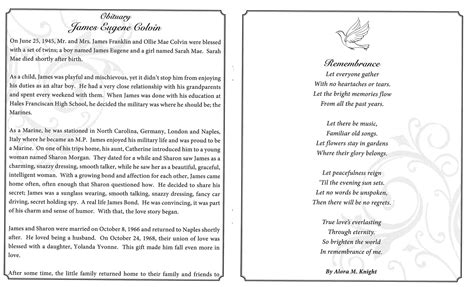 James E Colvin Obituary | AA Rayner and Sons Funeral Homes