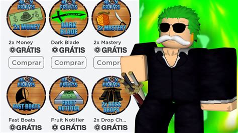 R Pido Pegue Todas As Gamepass Do Blox Fruits De Gra A Youtube