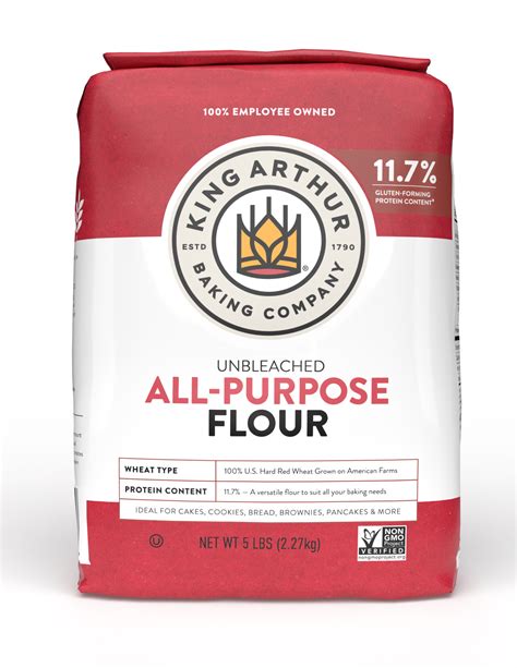 King Arthur Flour Unbleached All Purpose Flour 5 Lb Bag