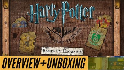 Harry Potter Kampf Um Hogwarts Overview Unboxing YouTube