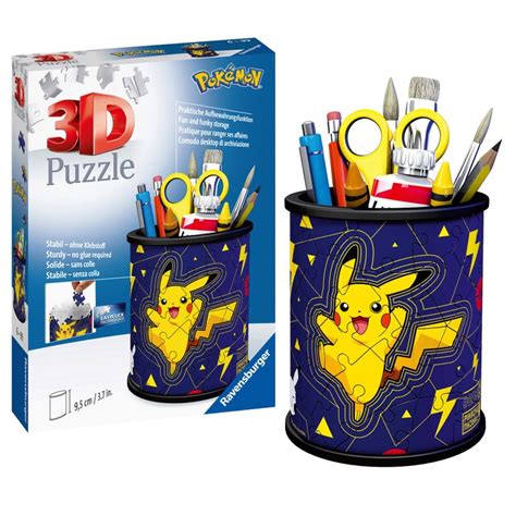 Ravensburger 3D Puzzel Pokémon Puzzel Pennenbak 54 stukjes Smyths