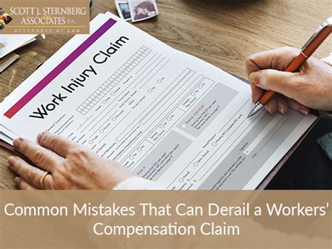 Common Mistakes That Can Derail A Workers Comp Claim