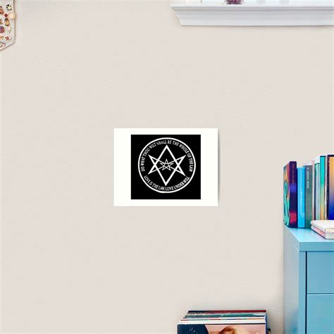 "93 Thelema Aleister Crowley Symbol" Art Print by NovayaMuzyka | Redbubble