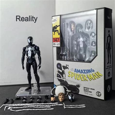 Ct 1 12 Anime The Amazing Spider Man Mafex 147 S H Figuarts Spider Man Venom