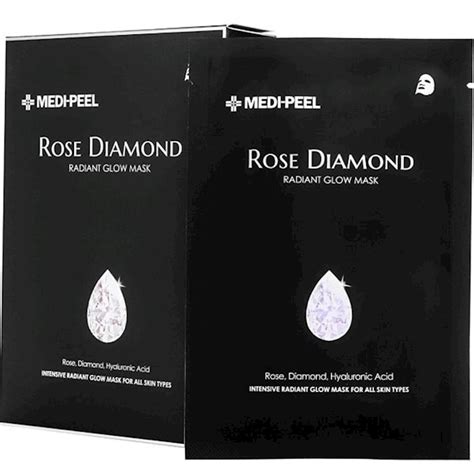 Almaz Kir Anl Maska Medi Peel Rose Diamond Radiant Glow Mask Bak Da