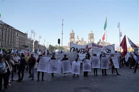 MEXICO CITY - JANUARY 30 2019 - Political Popular Demonstration in Town ...