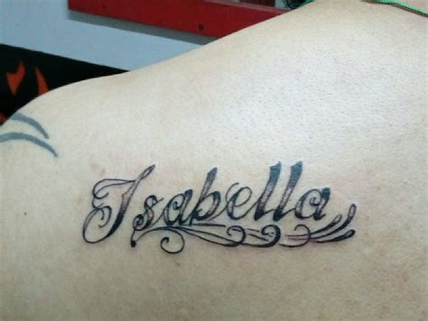 Isabella Name Tattoo Designs 63A