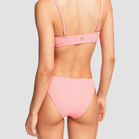 Billabong So Dazed Tropic Bikini Bottoms Pink Sunset Womens