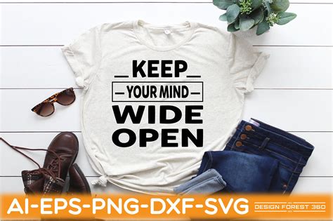Keep Your Mind Wide Open Graphic by Design Forest 360 · Creative Fabrica