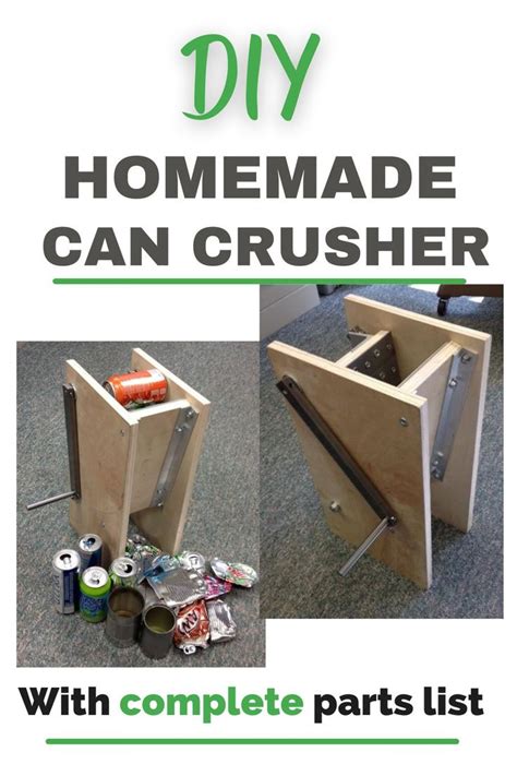 Can Crusher Plans Gizmo Plans Woodworking Projects Diy Diy Cans Diy Woodworking