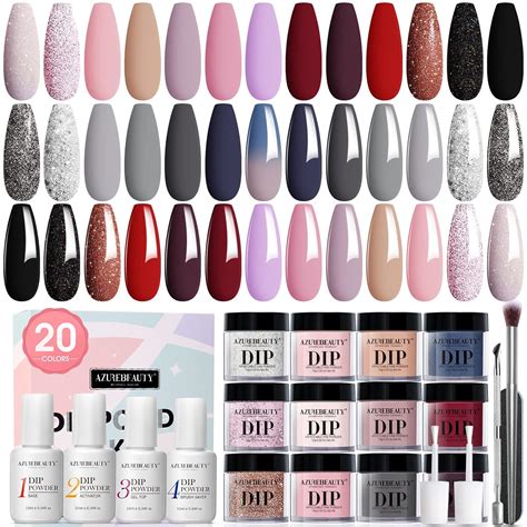 Buy Colors Dip Powder Nail Kit Starter Azurebeauty Acrylic Dipping