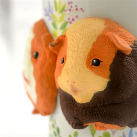 Guinea Pig Mug Accessory T Personalized Polymer Clay 3d Cup Etsy