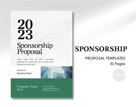 Sponsorship Proposal Templates Sponsorship Business Templates Readymade