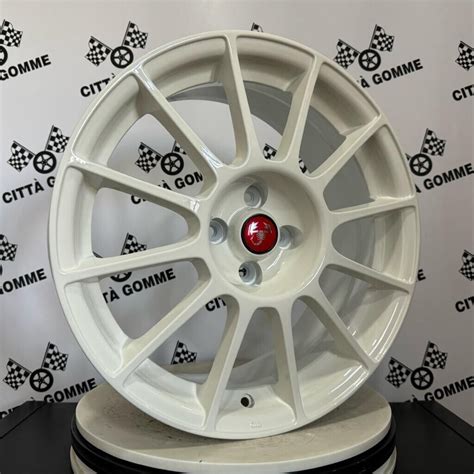 Alufelgen Gewidmet Abarth 500 Von 17 Neu Esseesse White Red EBay