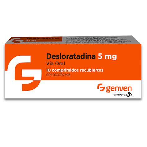 Desloratadina Mg Comprimidos Genven