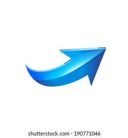 Blue Arrow Vector Stock Vector (Royalty Free) 190771046 | Shutterstock