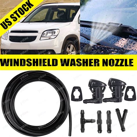 For Honda Pilot Windshield Hood Nozzle Wiper Spray Kit