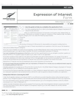 Printable Expression Of Interest Letter Sample Pdf Forms And