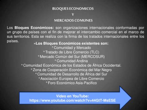 Pdf Bloques Economicos Y Mercados Comunes