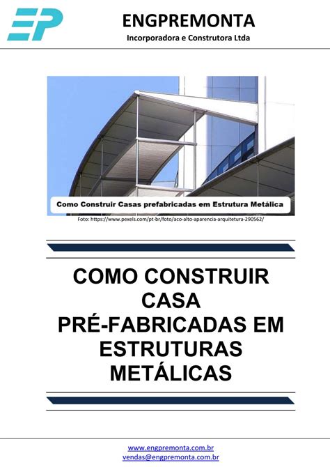 Como Construir Casas Prefabricadas Em Estrutura Metálica By Premonta