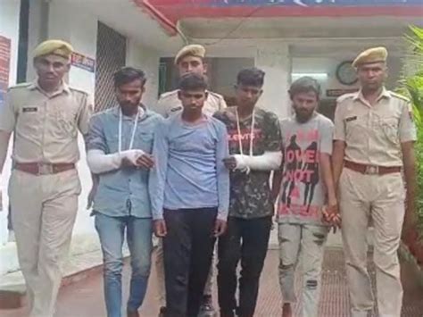 Five Accused Arrested While Planning Robbery पुलिस ने अंतरराज्यीय