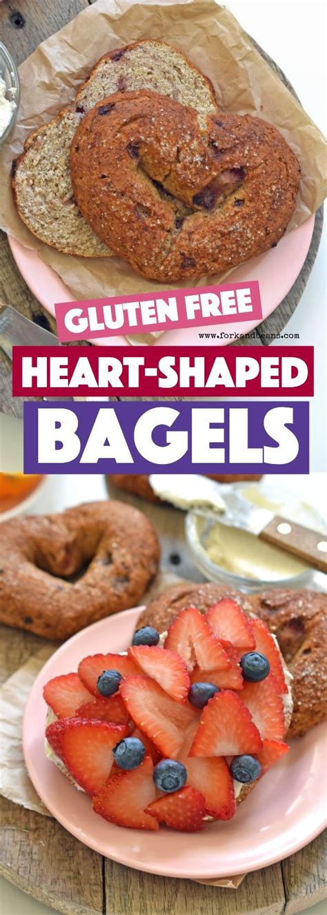 Say I Love You at the breakfast table by making your family gluten free heart shaped bagels in ...