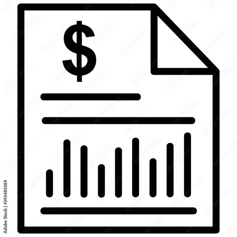 Bank statement. A concept of bank cash flow statement Stock Vector ...