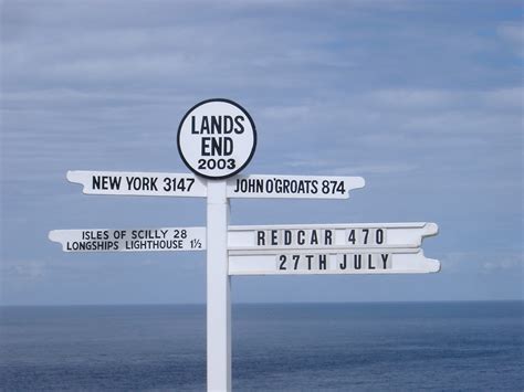 Free Stock Photo Of Signpost At Lands End Photoeverywhere