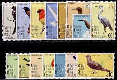 British Indian Ocean Territory Qeii Sg Birds Set Nh Mint