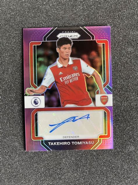 Yahooオークション 2022 23 Panini Prizm Epl Takehiro Tomiyasu Pu