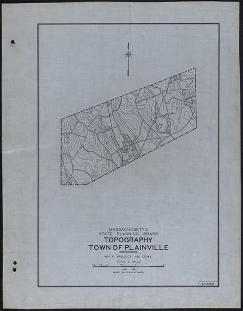 Topography Town Of Plainville Digital Commonwealth