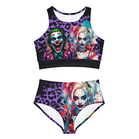 Nerdy Girl Sexy Sporty Bikini Set Trendy Unique Custom Bikinis Sexy