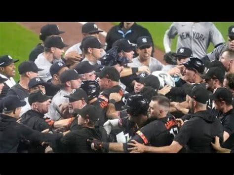 Benches Clear In Yankees Orioles After Rookie Heston Kjerstad Takes