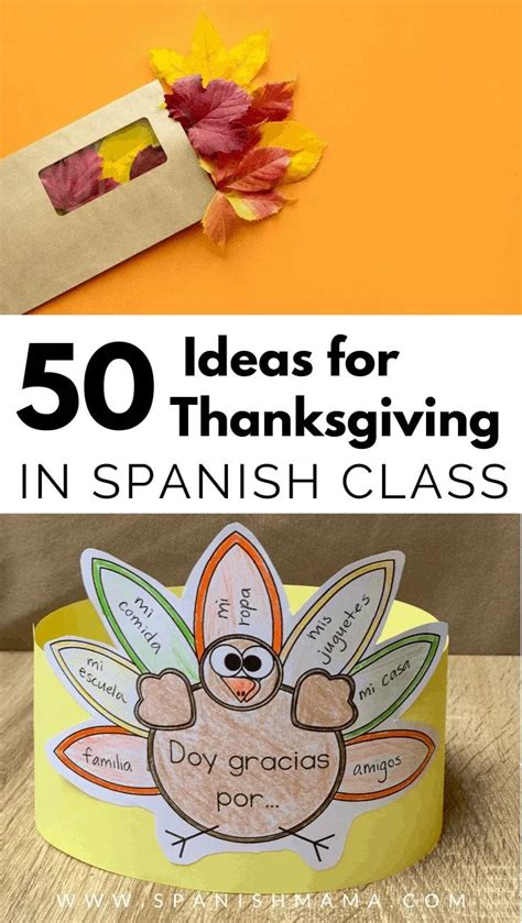 Thanksgiving In Spanish Ideas For Teachers And Families