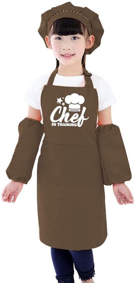 Kids Aprons for Cooking and Baking - 4 Piece Set, Kids Aprons for ...