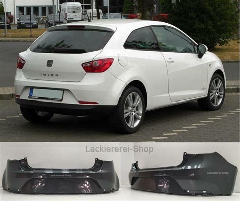 STOßSTANGE HINTEN LACKIERT IN WUNSCHFARBE NEU für Seat Ibiza 2008 2012