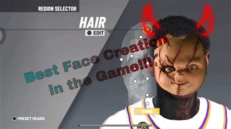 Nba2k20 Best Face Creation In The Game Nba2k20 Youtube